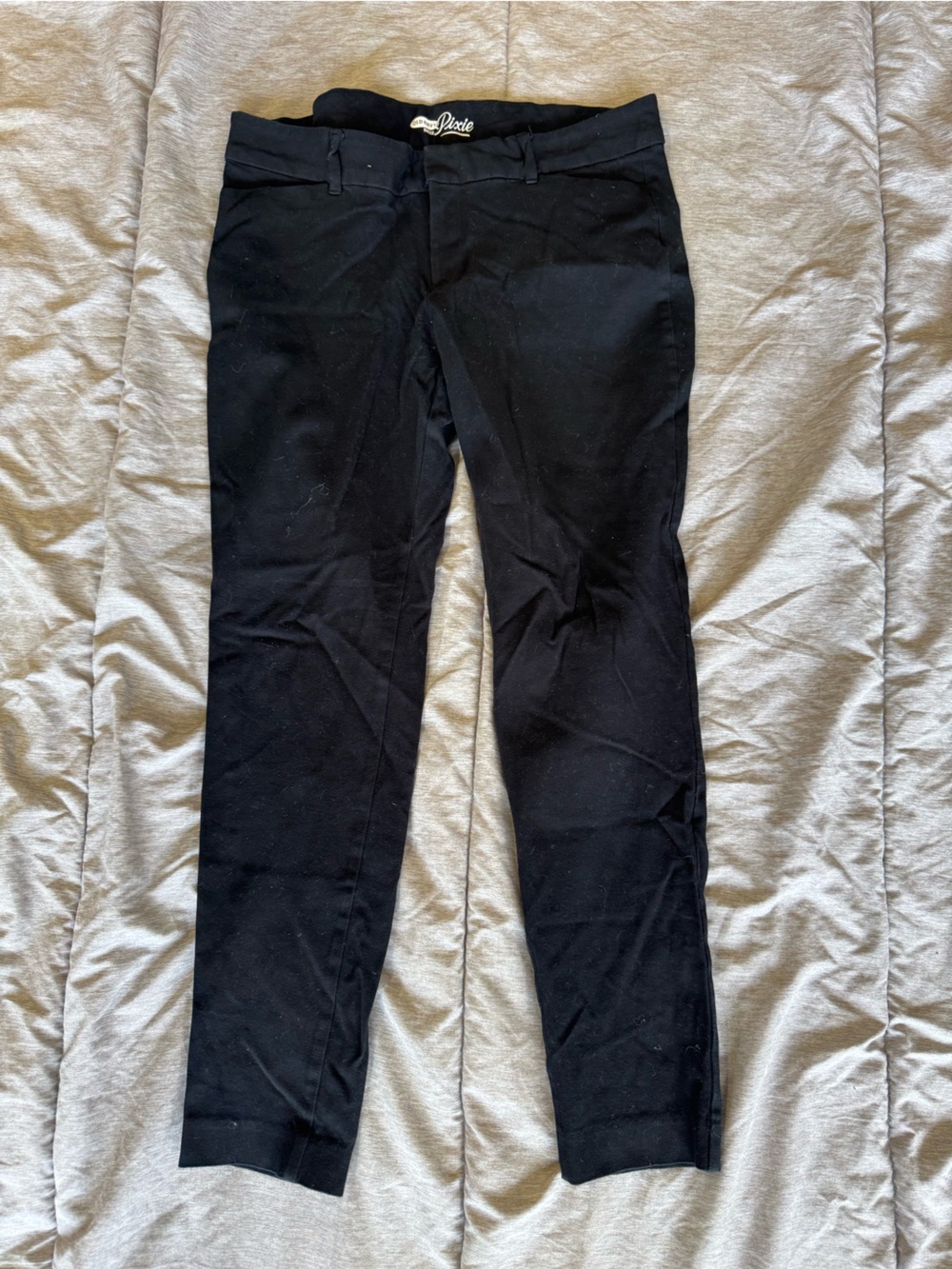Old Navy Black Pixie Stretch Slacks
